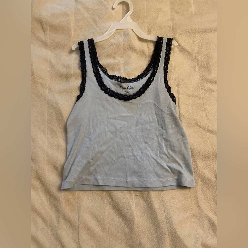 PacSun Lace Trim Cropped Tank